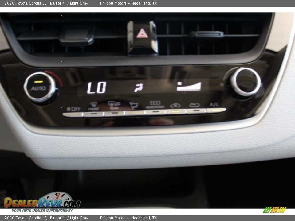 2020 Toyota Corolla LE Blueprint / Light Gray Photo #12