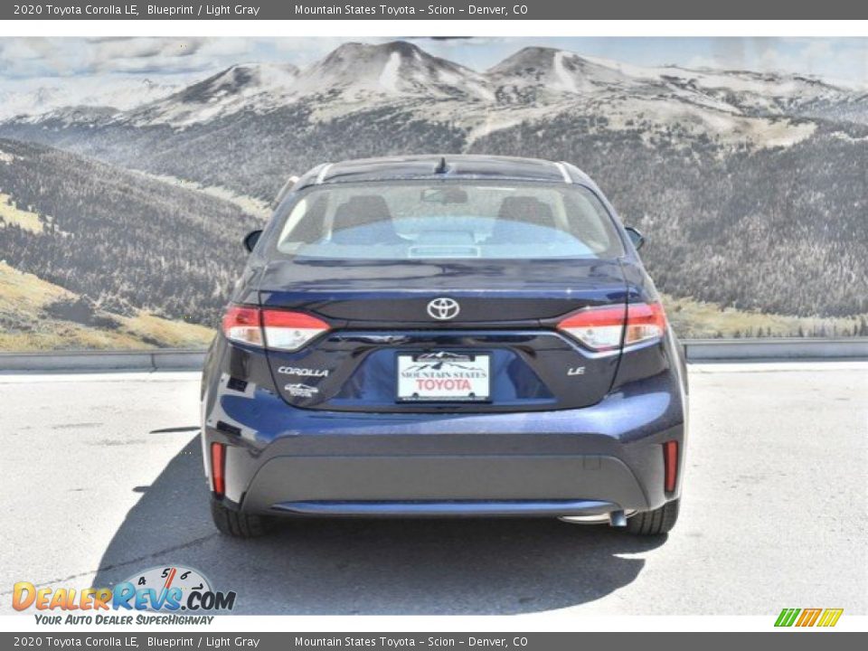 2020 Toyota Corolla LE Blueprint / Light Gray Photo #4