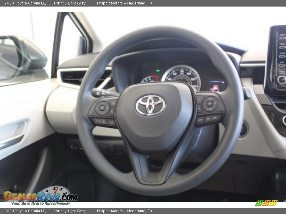 2020 Toyota Corolla LE Blueprint / Light Gray Photo #20