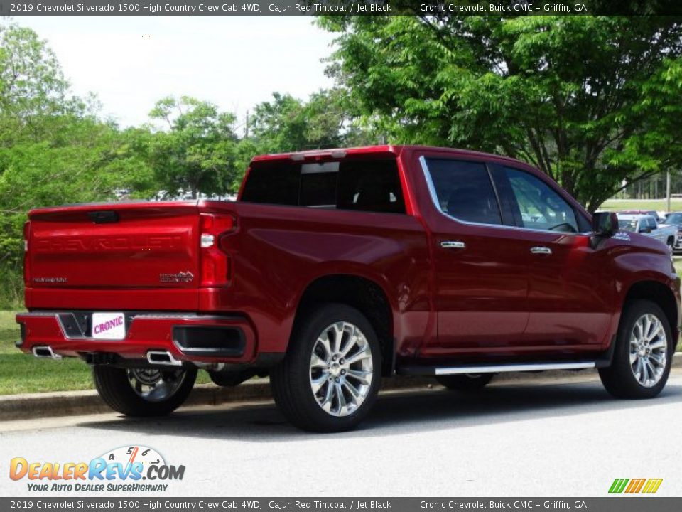 2019 Chevrolet Silverado 1500 High Country Crew Cab 4WD Cajun Red Tintcoat / Jet Black Photo #5