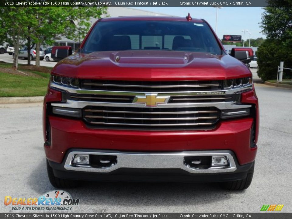 2019 Chevrolet Silverado 1500 High Country Crew Cab 4WD Cajun Red Tintcoat / Jet Black Photo #6