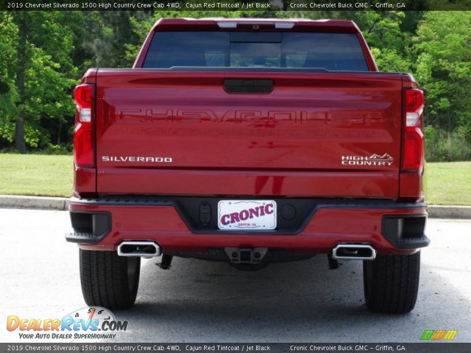 2019 Chevrolet Silverado 1500 High Country Crew Cab 4WD Cajun Red Tintcoat / Jet Black Photo #9