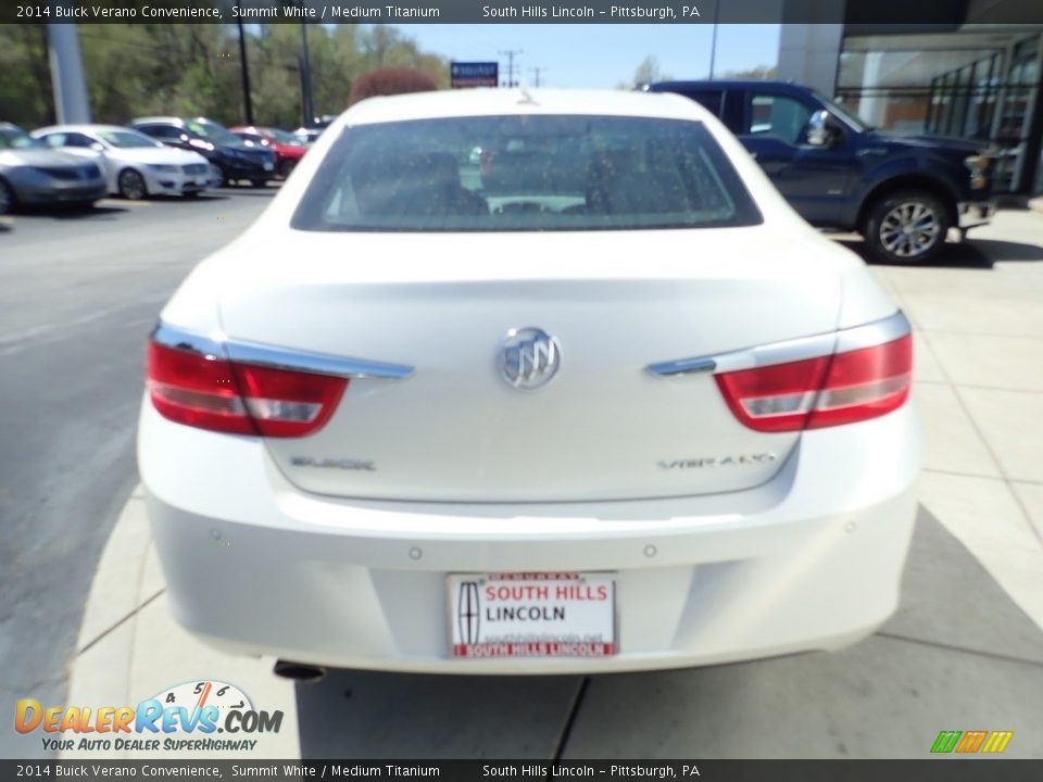 2014 Buick Verano Convenience Summit White / Medium Titanium Photo #4