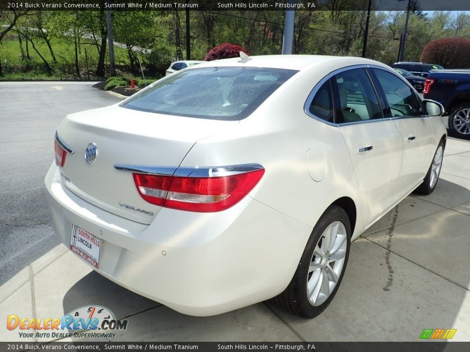 2014 Buick Verano Convenience Summit White / Medium Titanium Photo #5