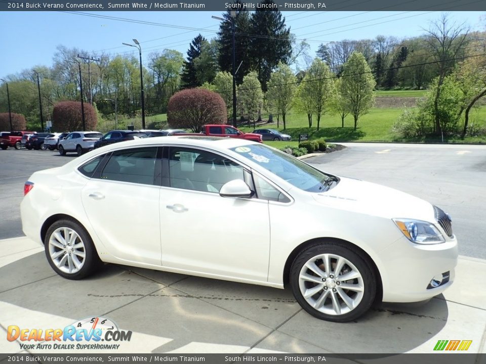 2014 Buick Verano Convenience Summit White / Medium Titanium Photo #6