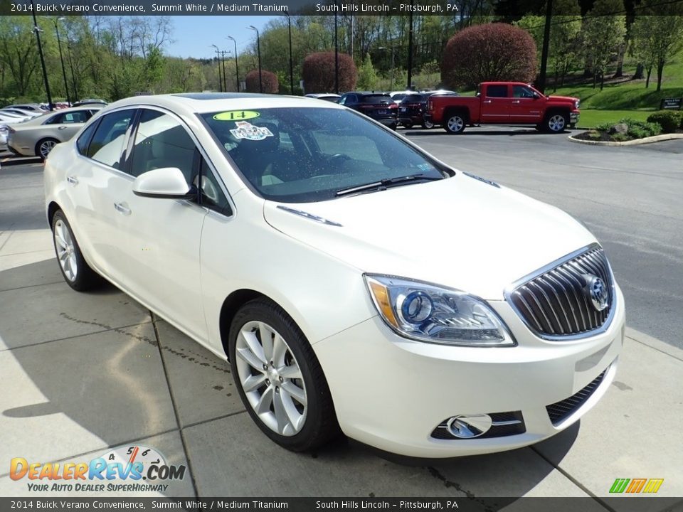2014 Buick Verano Convenience Summit White / Medium Titanium Photo #7