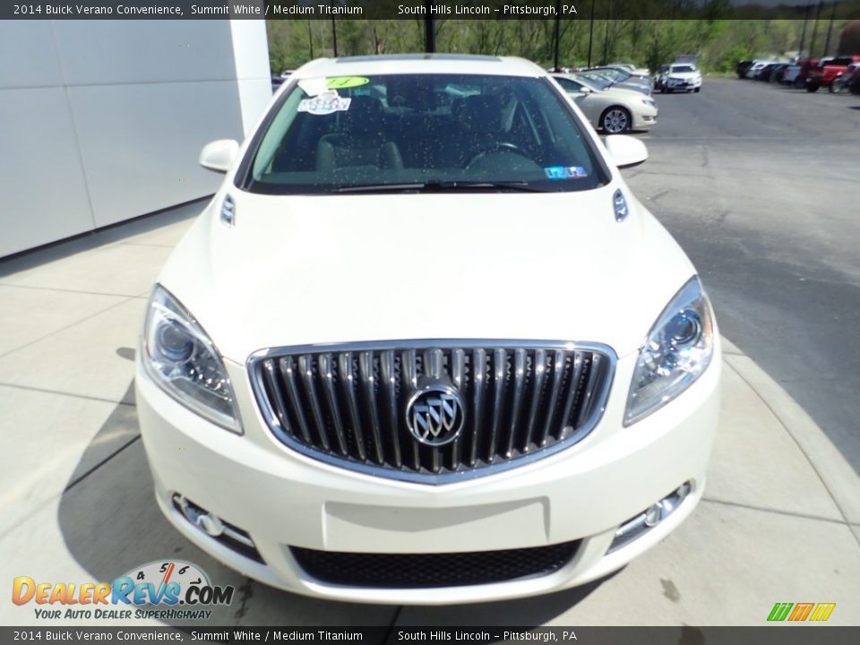 2014 Buick Verano Convenience Summit White / Medium Titanium Photo #8