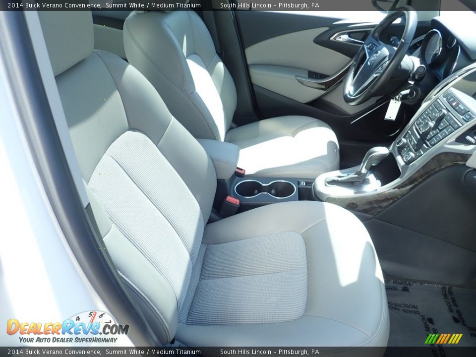 2014 Buick Verano Convenience Summit White / Medium Titanium Photo #10