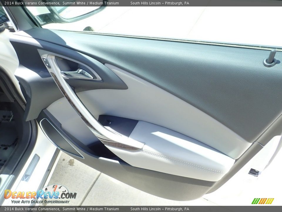 2014 Buick Verano Convenience Summit White / Medium Titanium Photo #12