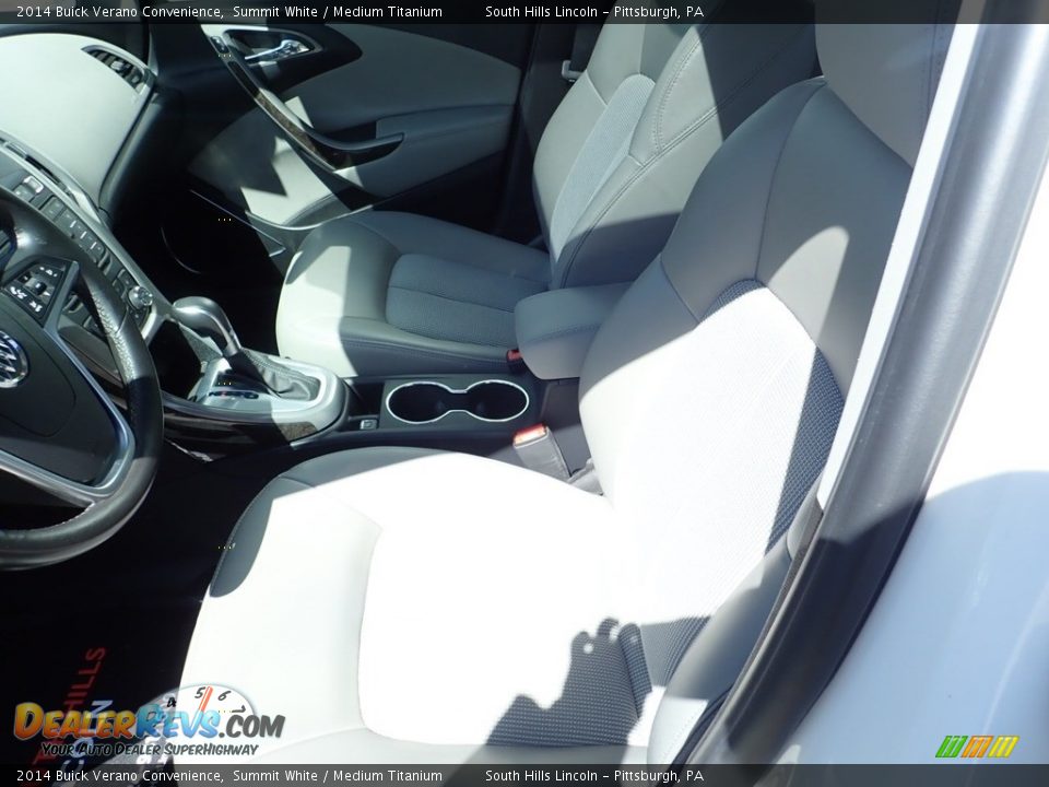 2014 Buick Verano Convenience Summit White / Medium Titanium Photo #15