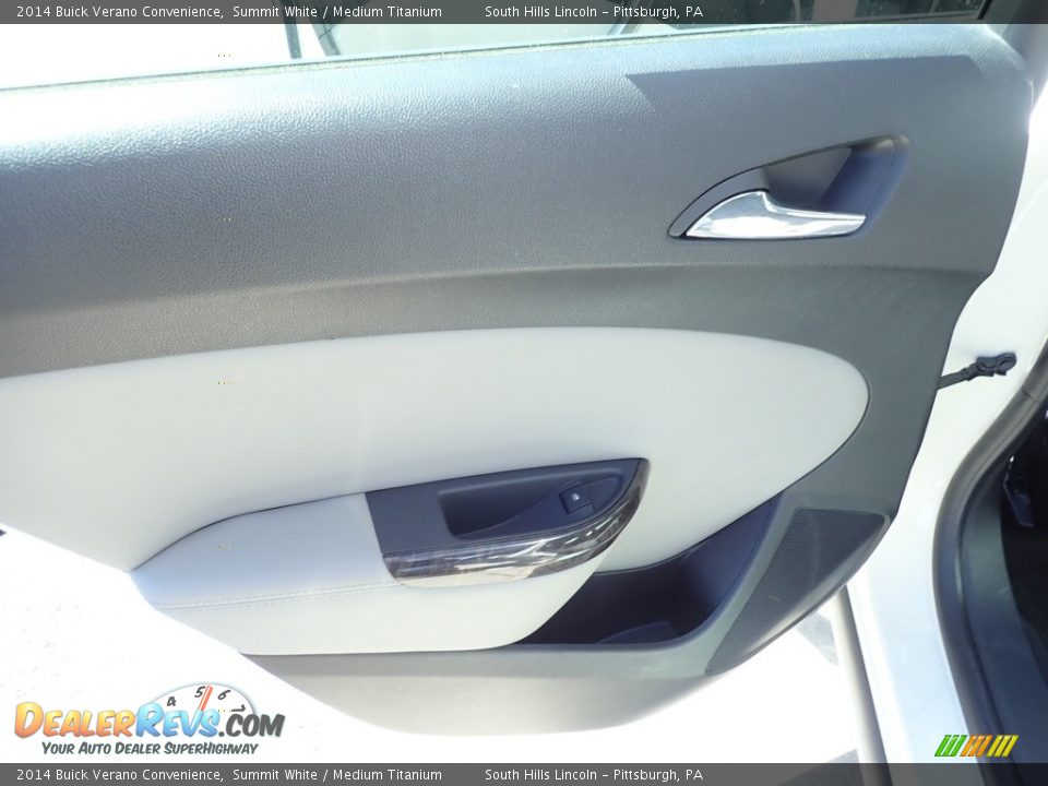 2014 Buick Verano Convenience Summit White / Medium Titanium Photo #18