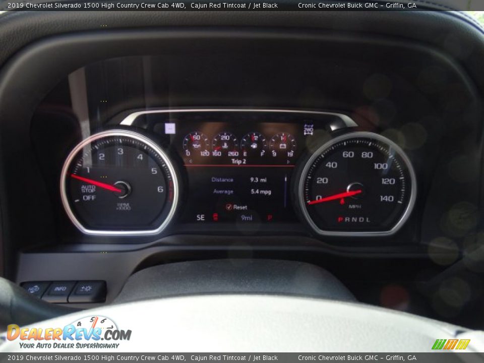 2019 Chevrolet Silverado 1500 High Country Crew Cab 4WD Gauges Photo #21