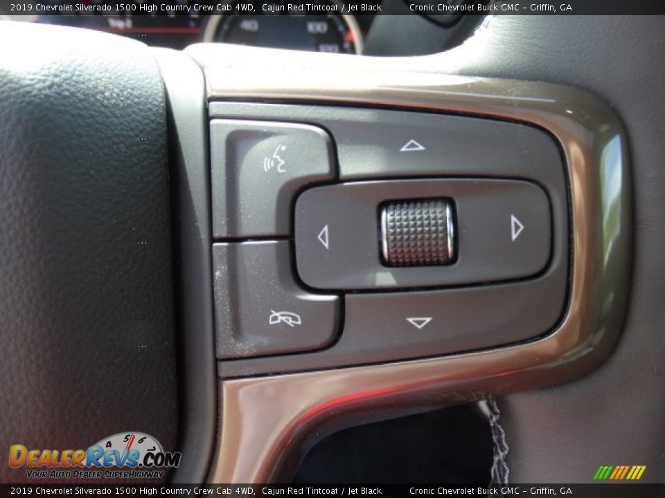 2019 Chevrolet Silverado 1500 High Country Crew Cab 4WD Steering Wheel Photo #22