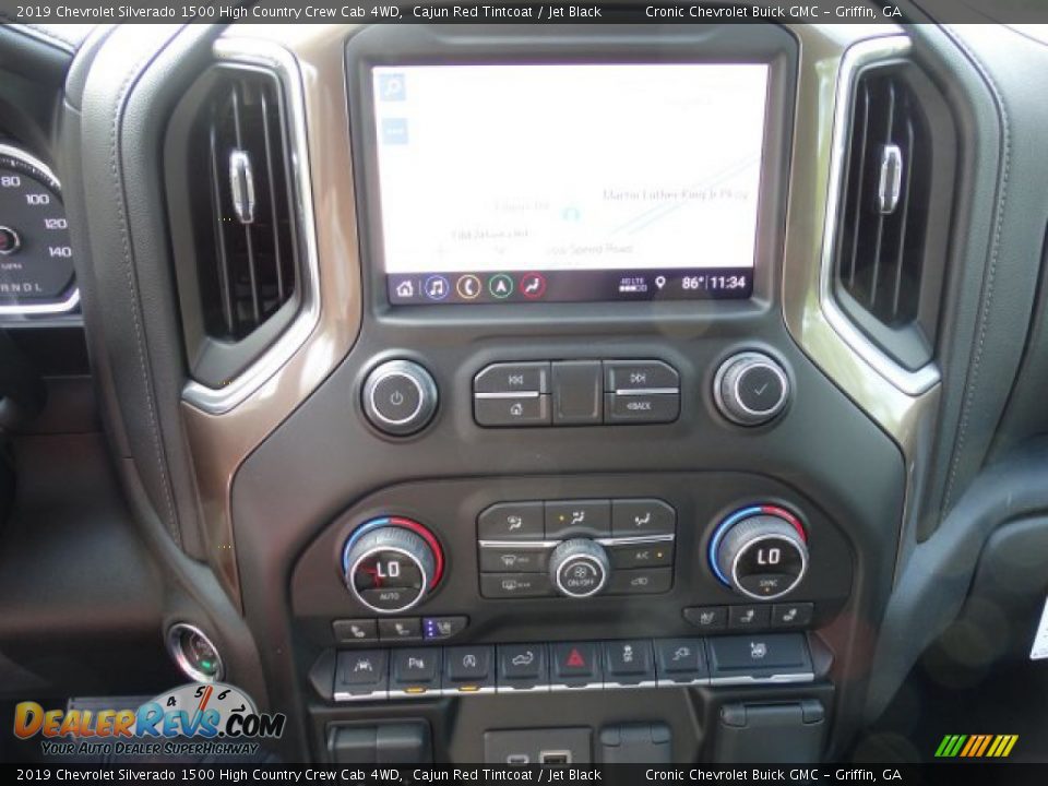 Controls of 2019 Chevrolet Silverado 1500 High Country Crew Cab 4WD Photo #24