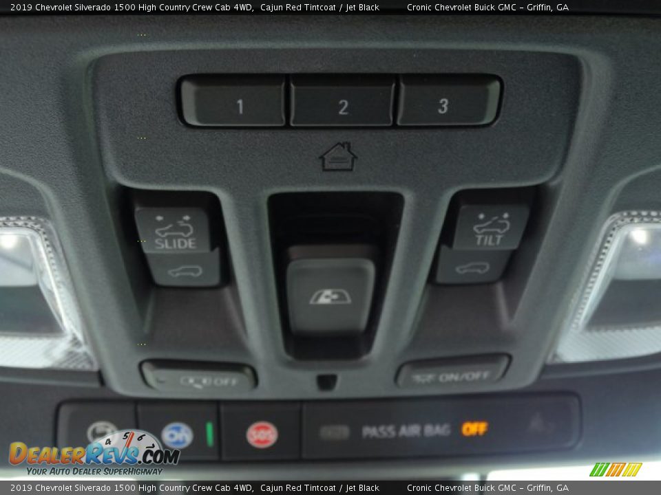 2019 Chevrolet Silverado 1500 High Country Crew Cab 4WD Cajun Red Tintcoat / Jet Black Photo #27