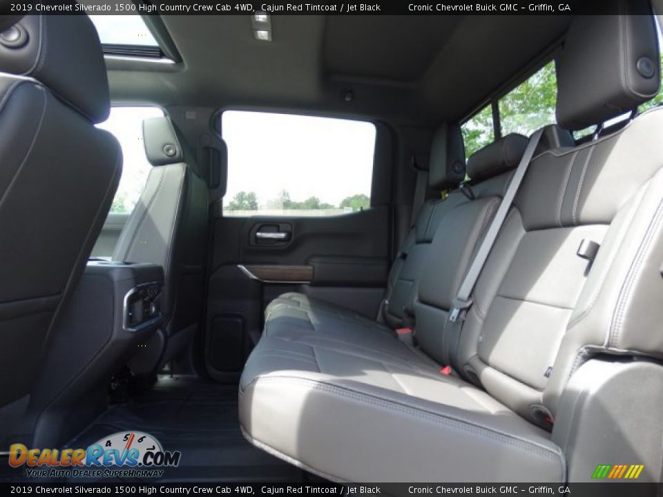 Rear Seat of 2019 Chevrolet Silverado 1500 High Country Crew Cab 4WD Photo #29