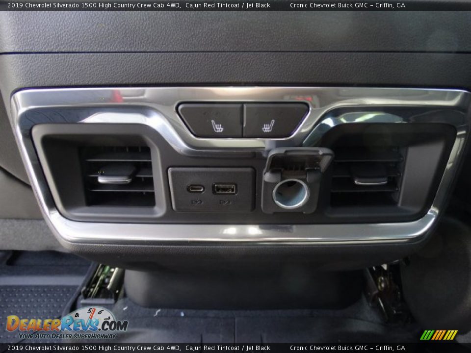 2019 Chevrolet Silverado 1500 High Country Crew Cab 4WD Cajun Red Tintcoat / Jet Black Photo #30