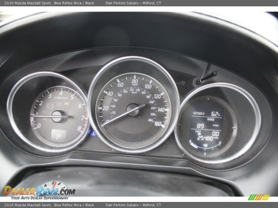 2016 Mazda Mazda6 Sport Blue Reflex Mica / Black Photo #16