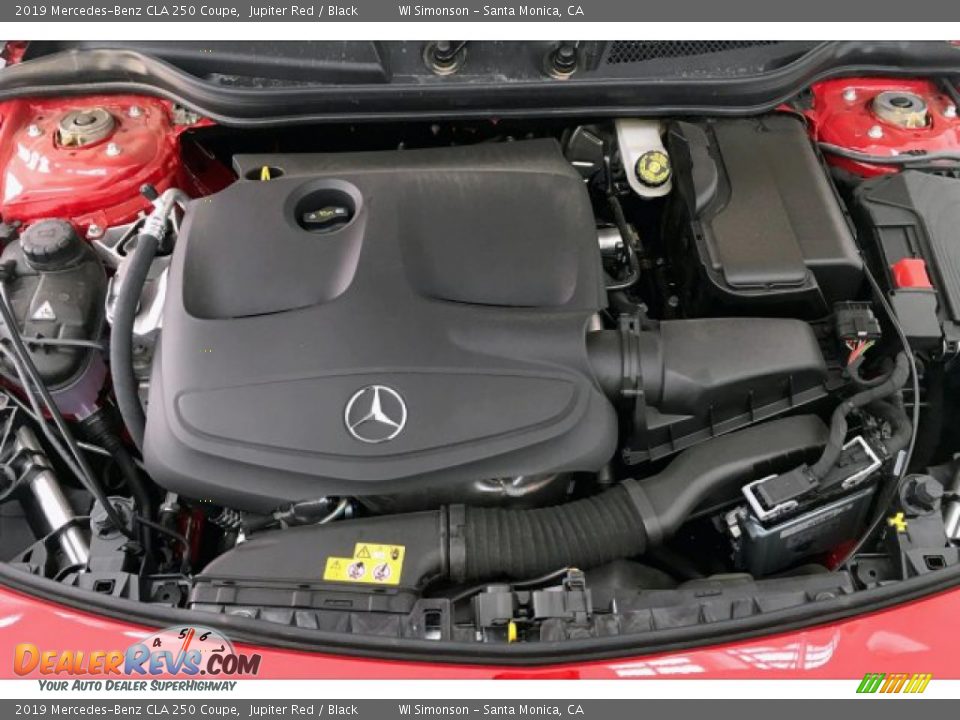 2019 Mercedes-Benz CLA 250 Coupe Jupiter Red / Black Photo #8
