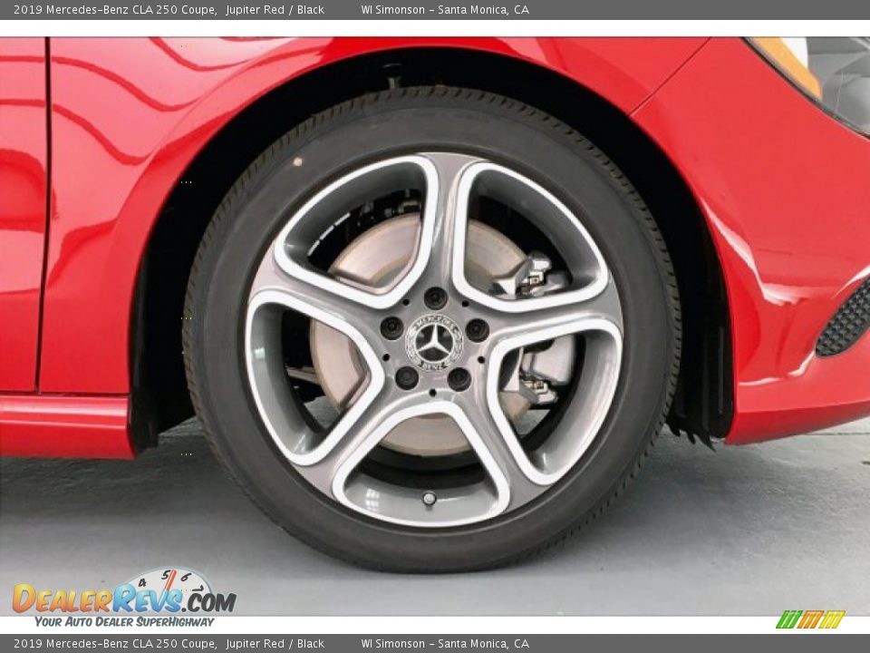 2019 Mercedes-Benz CLA 250 Coupe Jupiter Red / Black Photo #9