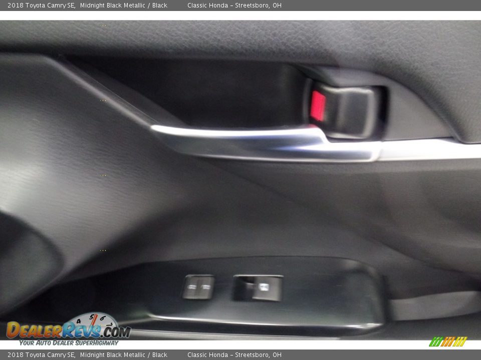2018 Toyota Camry SE Midnight Black Metallic / Black Photo #19