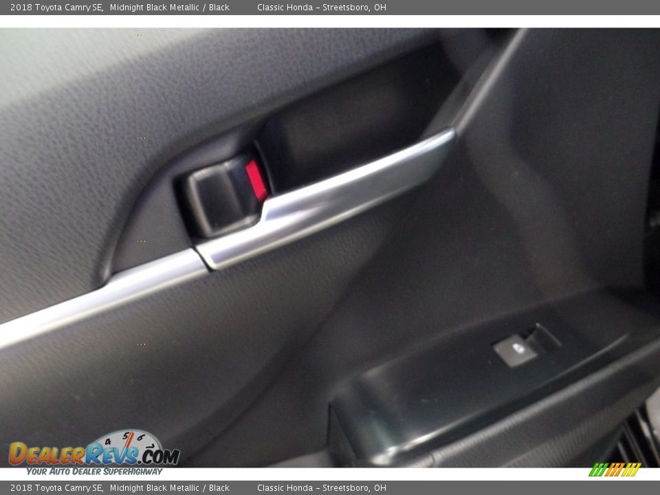 2018 Toyota Camry SE Midnight Black Metallic / Black Photo #20