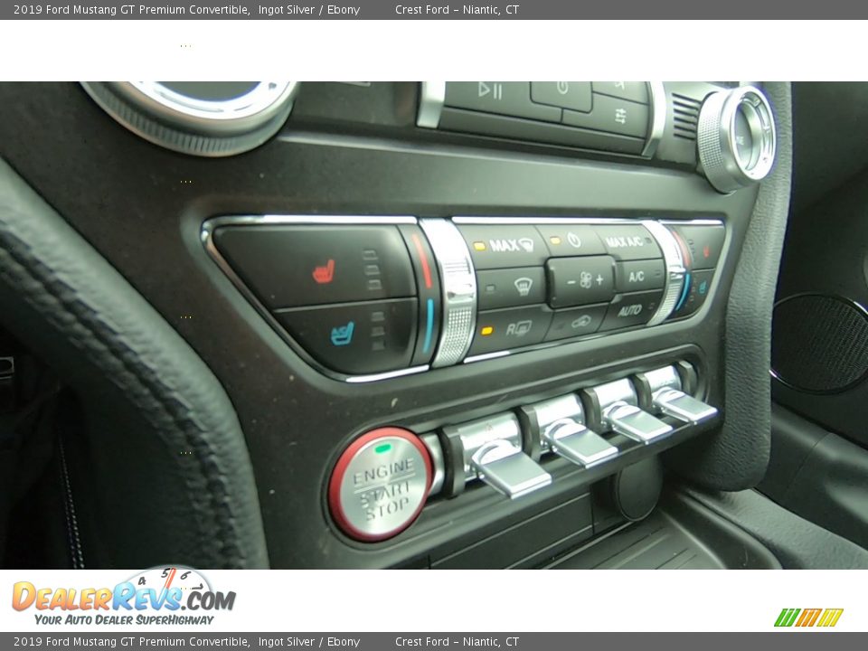 Controls of 2019 Ford Mustang GT Premium Convertible Photo #15