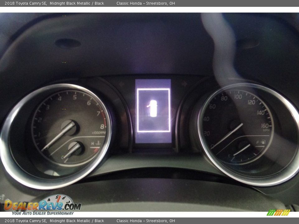 2018 Toyota Camry SE Midnight Black Metallic / Black Photo #23