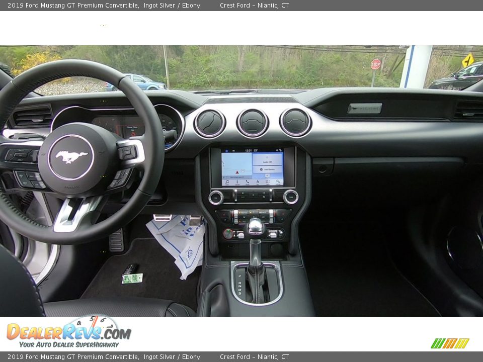 2019 Ford Mustang GT Premium Convertible Ingot Silver / Ebony Photo #18