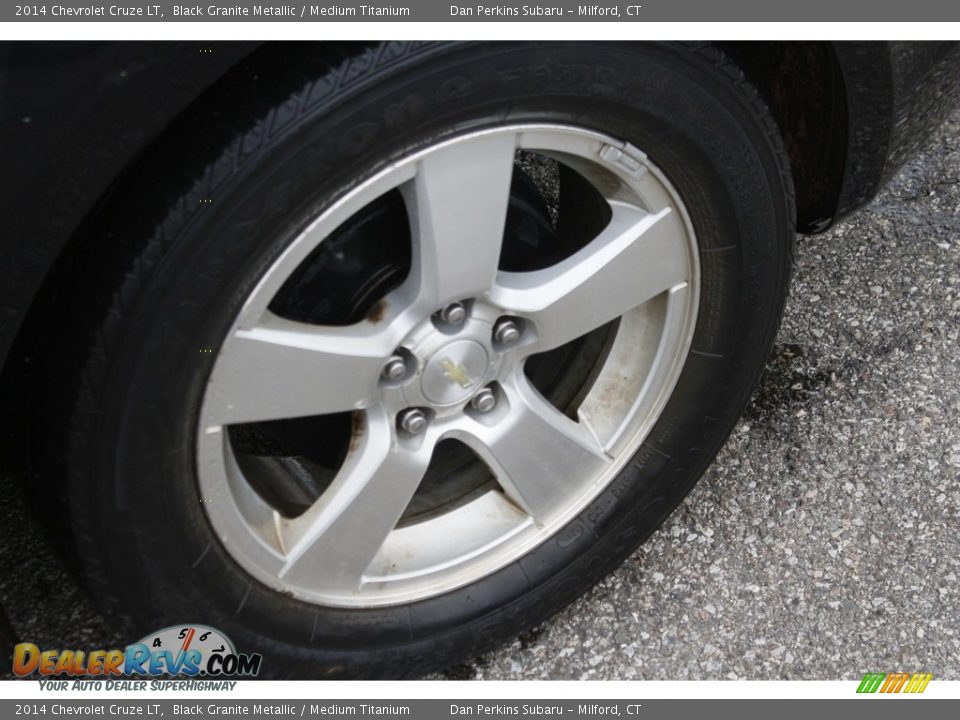 2014 Chevrolet Cruze LT Black Granite Metallic / Medium Titanium Photo #10