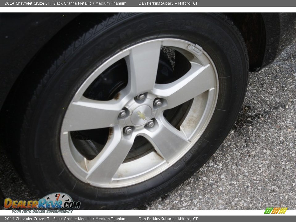 2014 Chevrolet Cruze LT Black Granite Metallic / Medium Titanium Photo #11