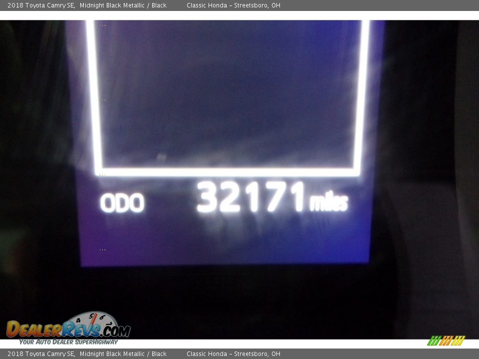 2018 Toyota Camry SE Midnight Black Metallic / Black Photo #29