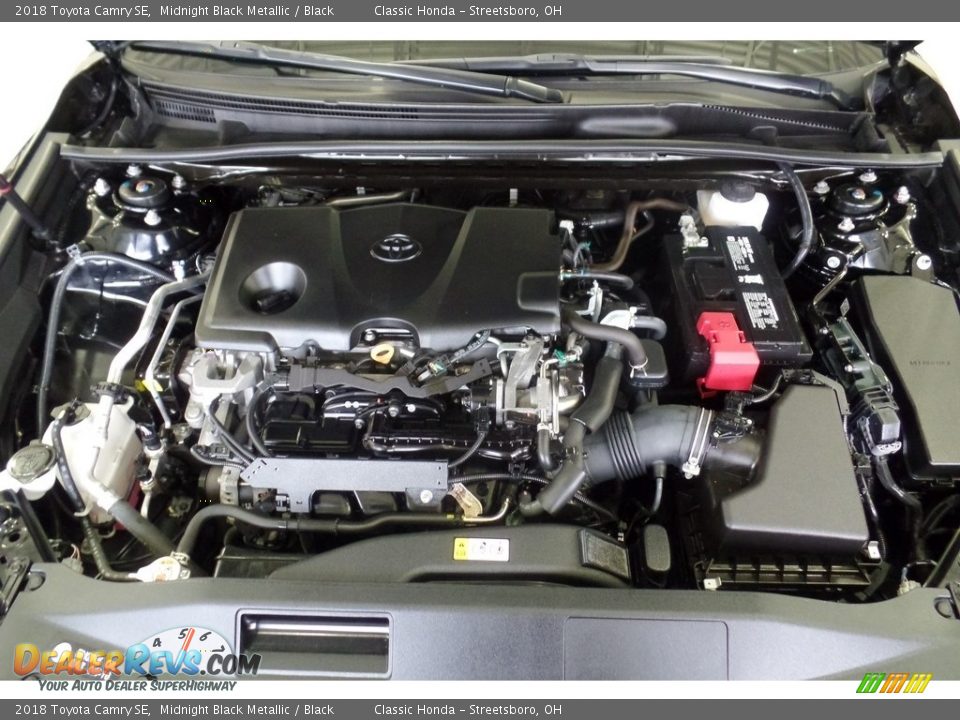 2018 Toyota Camry SE Midnight Black Metallic / Black Photo #32