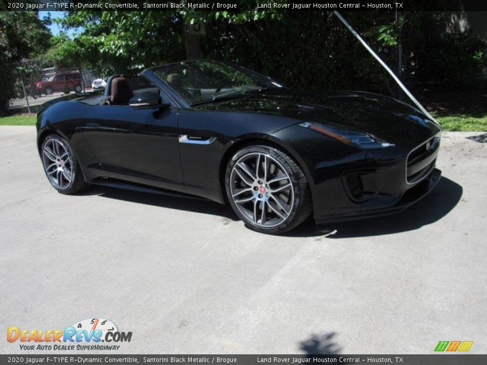 2020 Jaguar F-TYPE R-Dynamic Convertible Santorini Black Metallic / Brogue Photo #1