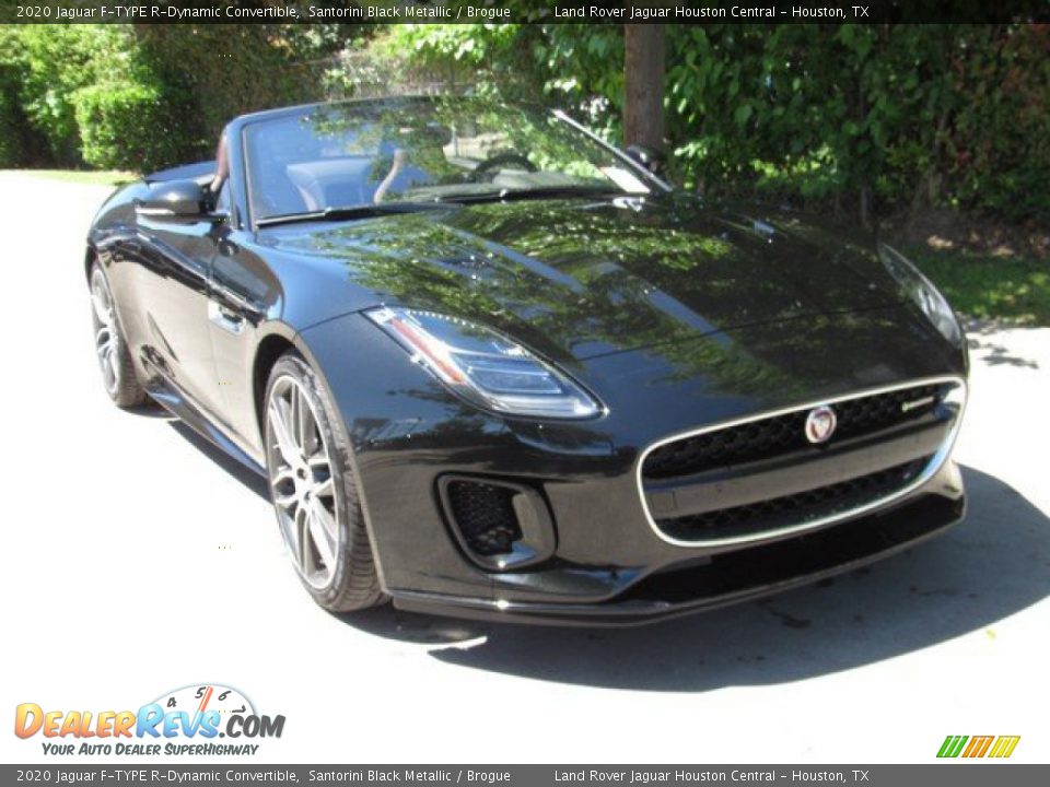 2020 Jaguar F-TYPE R-Dynamic Convertible Santorini Black Metallic / Brogue Photo #2