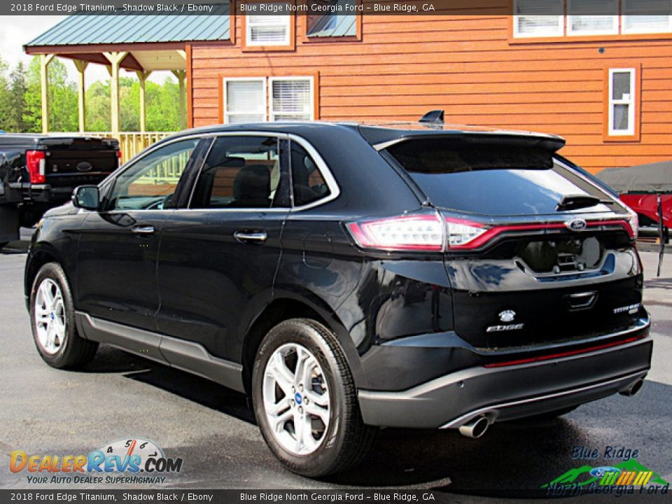 2018 Ford Edge Titanium Shadow Black / Ebony Photo #3