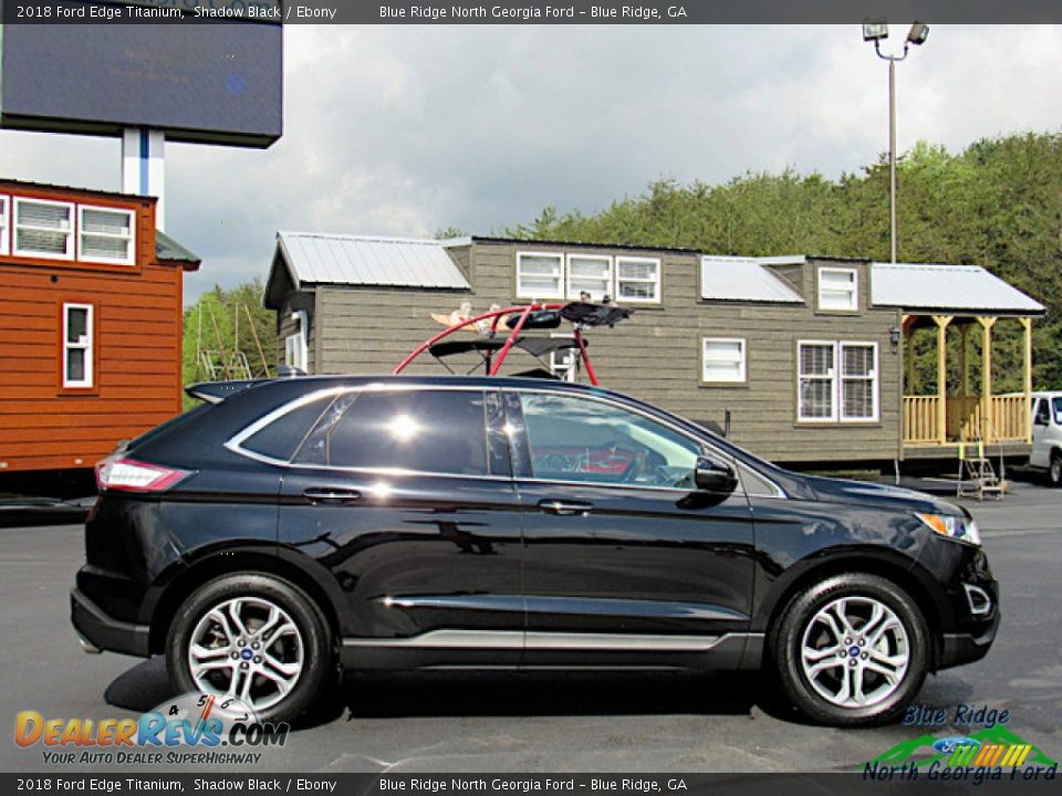 2018 Ford Edge Titanium Shadow Black / Ebony Photo #6
