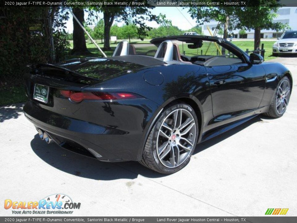 2020 Jaguar F-TYPE R-Dynamic Convertible Santorini Black Metallic / Brogue Photo #7