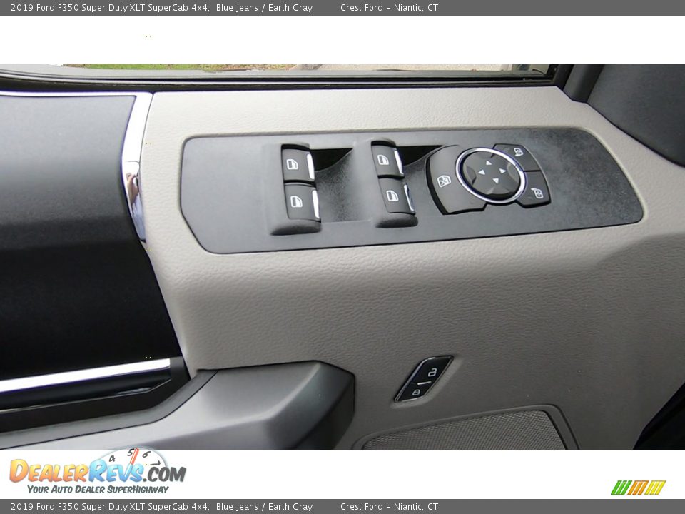 2019 Ford F350 Super Duty XLT SuperCab 4x4 Blue Jeans / Earth Gray Photo #12