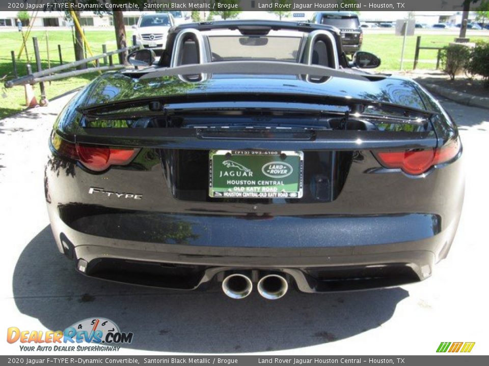 2020 Jaguar F-TYPE R-Dynamic Convertible Santorini Black Metallic / Brogue Photo #8