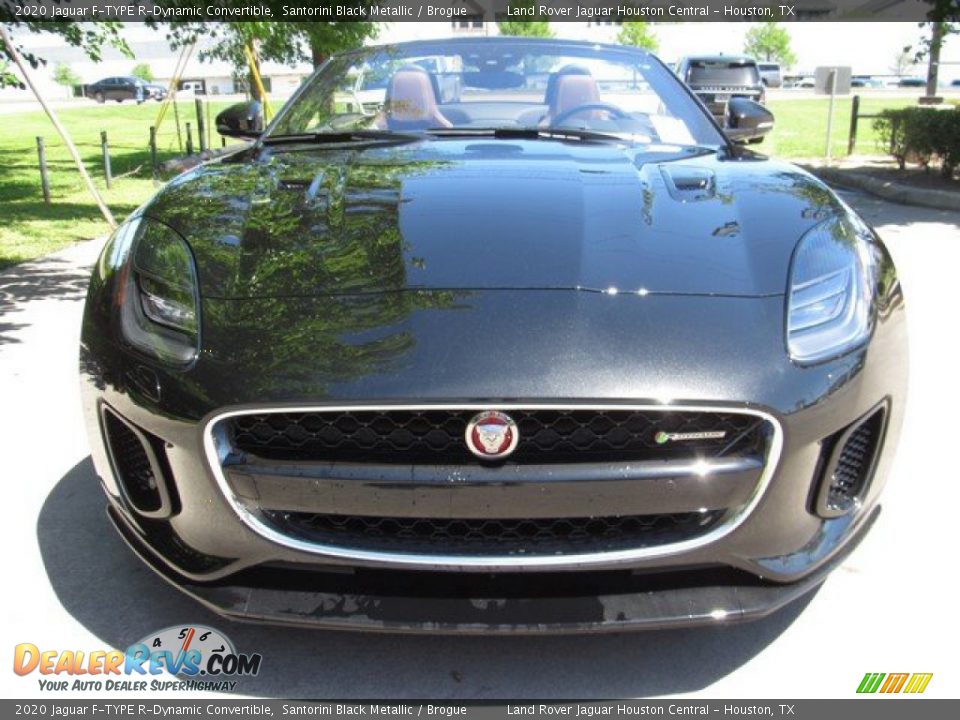 2020 Jaguar F-TYPE R-Dynamic Convertible Santorini Black Metallic / Brogue Photo #9