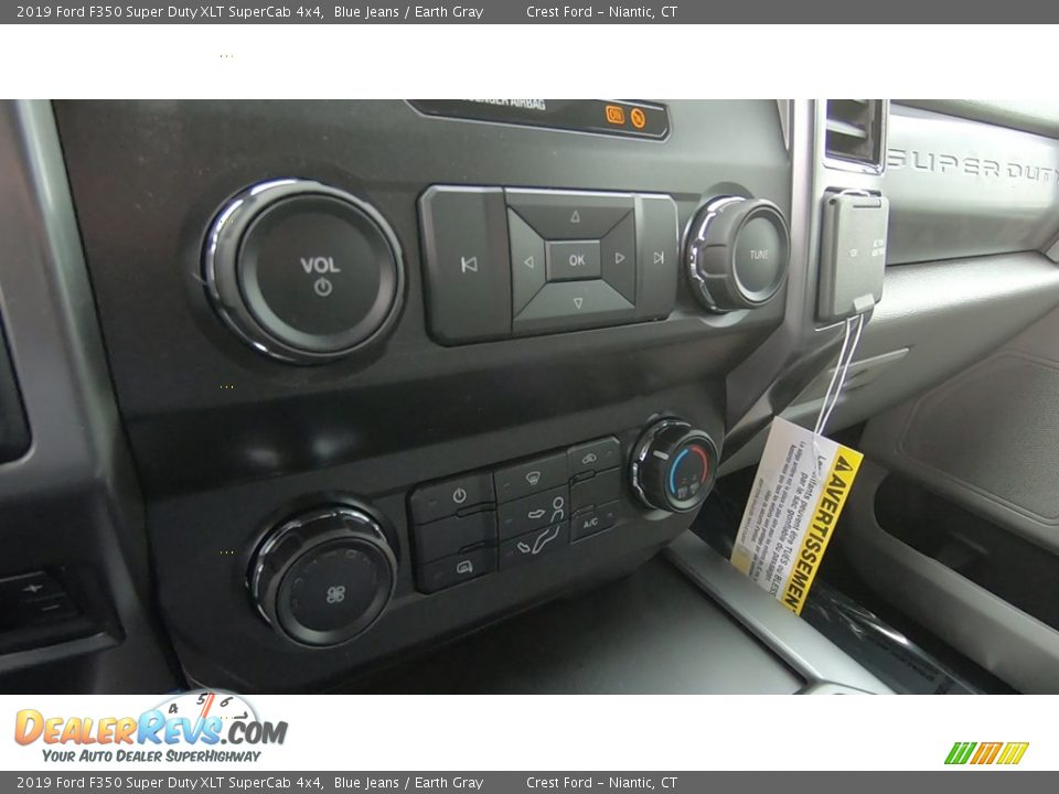2019 Ford F350 Super Duty XLT SuperCab 4x4 Blue Jeans / Earth Gray Photo #15