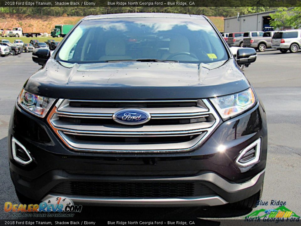 2018 Ford Edge Titanium Shadow Black / Ebony Photo #8