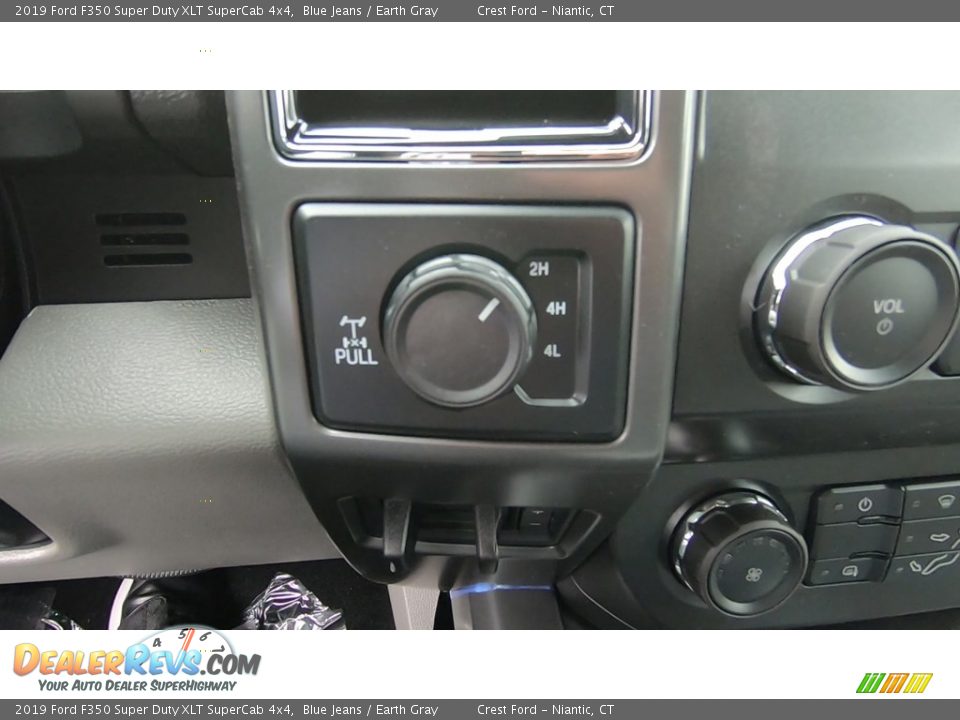2019 Ford F350 Super Duty XLT SuperCab 4x4 Blue Jeans / Earth Gray Photo #16