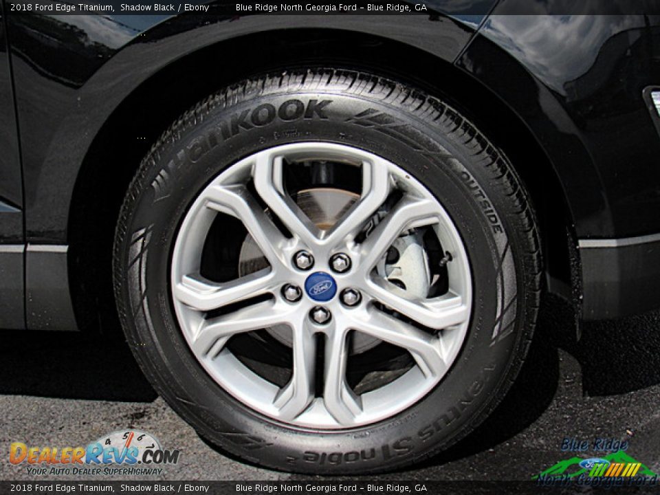 2018 Ford Edge Titanium Shadow Black / Ebony Photo #9