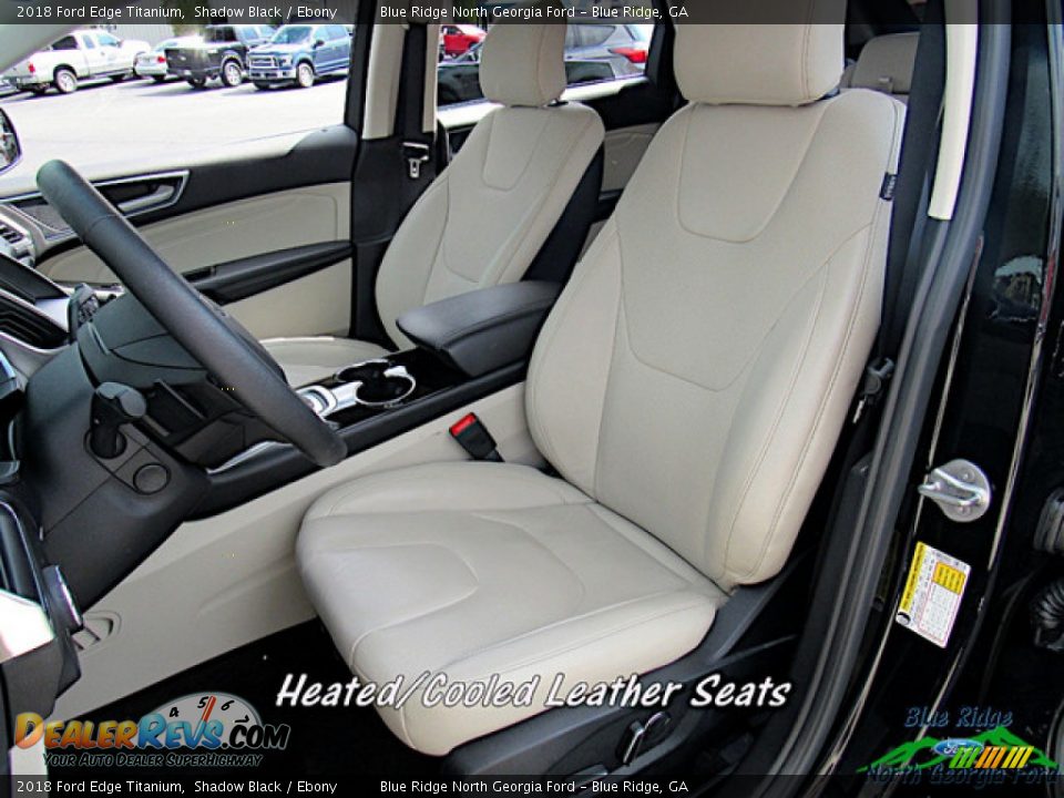 2018 Ford Edge Titanium Shadow Black / Ebony Photo #10