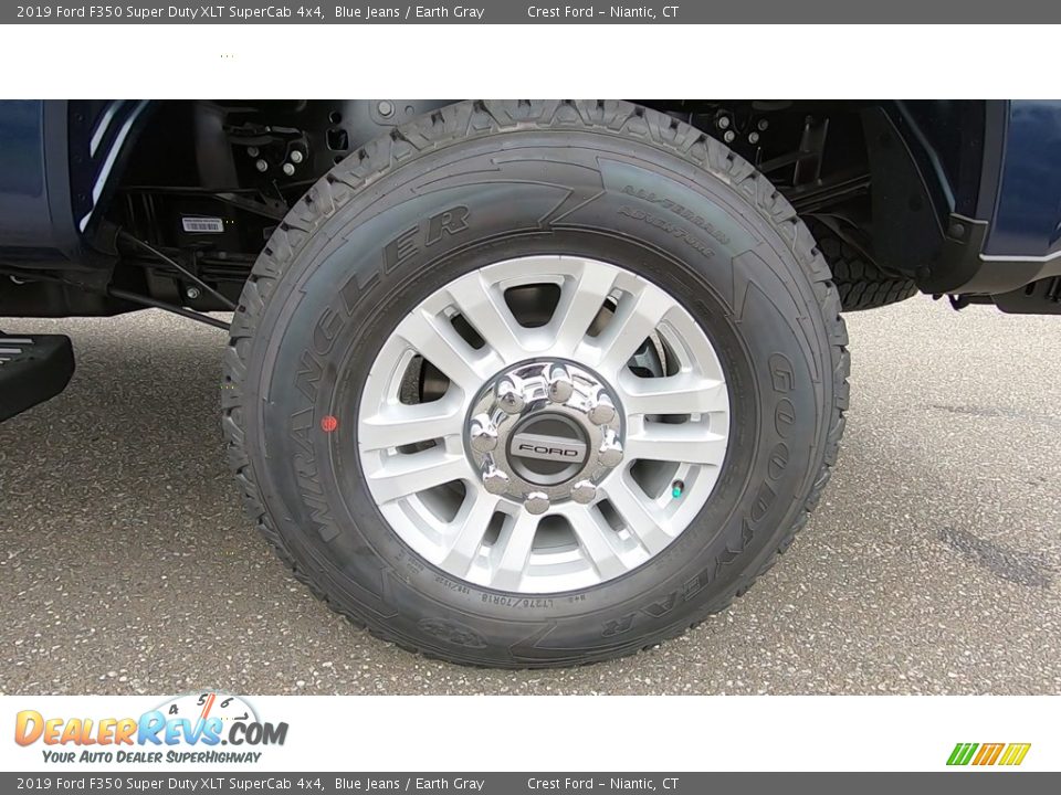 2019 Ford F350 Super Duty XLT SuperCab 4x4 Blue Jeans / Earth Gray Photo #19