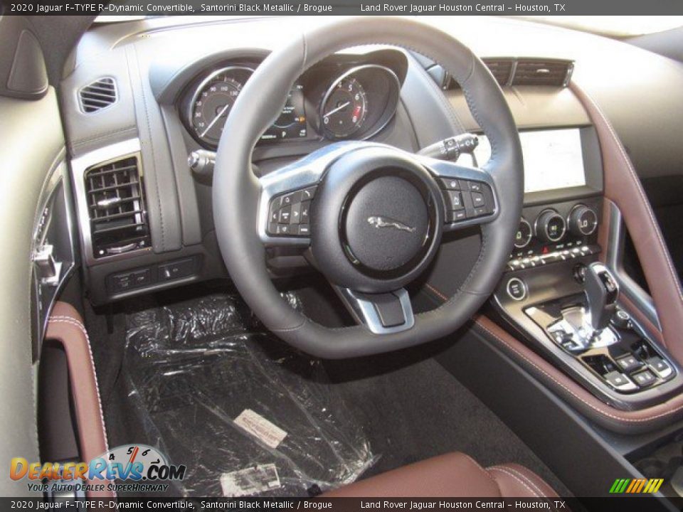 2020 Jaguar F-TYPE R-Dynamic Convertible Steering Wheel Photo #13