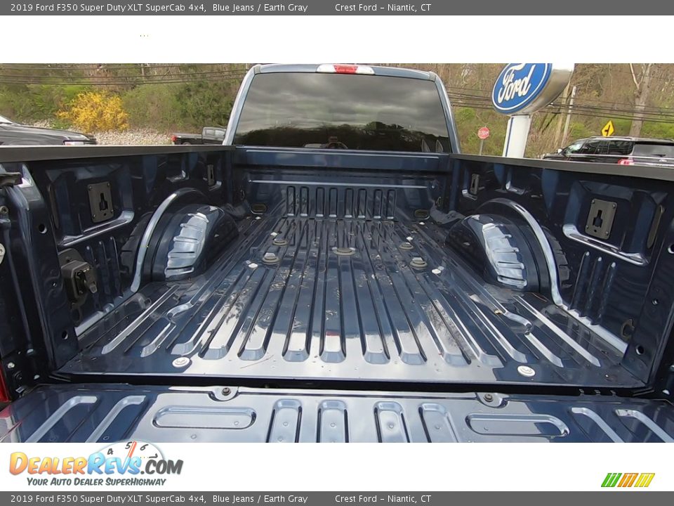 2019 Ford F350 Super Duty XLT SuperCab 4x4 Blue Jeans / Earth Gray Photo #20