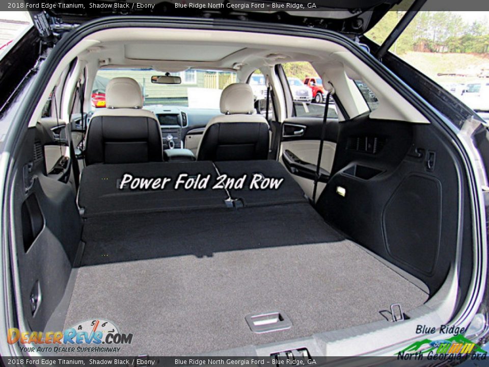 2018 Ford Edge Titanium Shadow Black / Ebony Photo #14